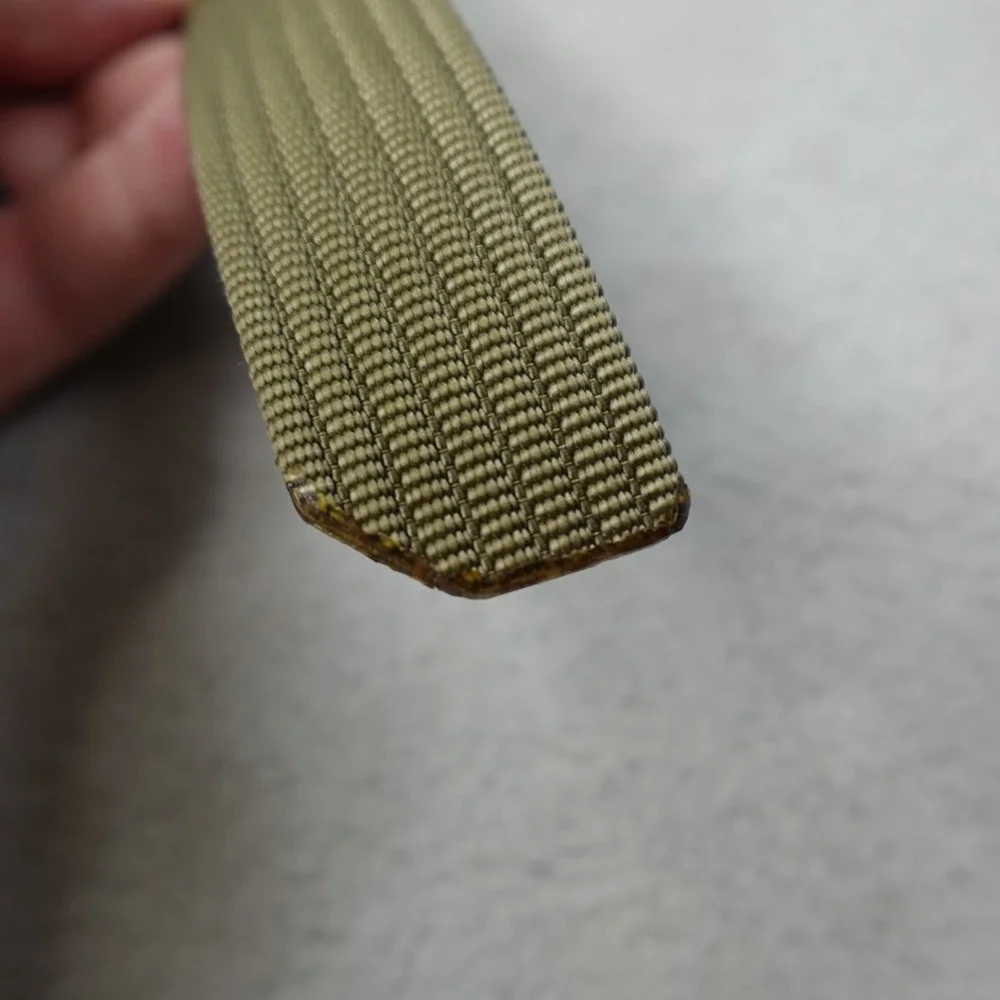 Grip6 Webbed Belt Tactical Nylon Green 1.5